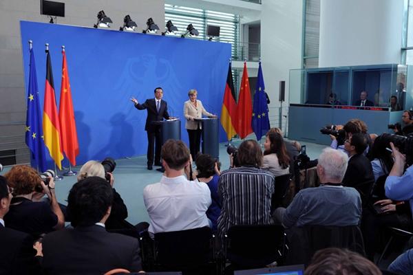 李克強(qiáng)總理;中德合作