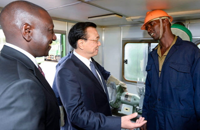 李克強(qiáng):用好中國裝備和技術(shù)優(yōu)勢促當(dāng)?shù)鼐蜆I(yè)